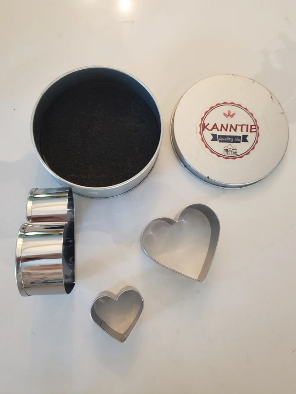 Heart Cookie Cutters, Not Used